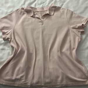 L.L. Bean Women's Light Pink Button Down Shirt